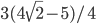 3(4\sqrt{2}-5)/4