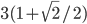 3(1+\sqrt{2}/2)