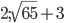 2; \sqrt{65}+3