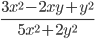 \frac{3x^2-2xy+y^2}{5x^2+2y^2}