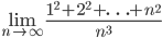 \lim_{n \to \infty}{\frac{1^2+2^2+\ldots+n^2}{n^3}}